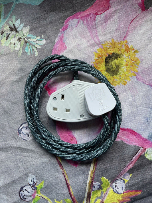 Lola's Leads - Steel Blue & White